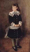 Pierre Renoir Marthe Berard(Girl Wearing a Blue Sash) Spain oil painting artist